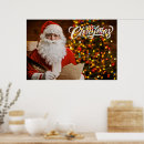Buscar luces de navidad posters Santa