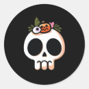 Buscar calaveras de azúcar pegatinas Negro