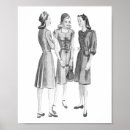 Buscar mujer de los años 40 posters Vintage