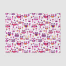 Buscar búho del dibujo animado papel de seda Colección