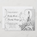 Buscar damasco francés invitaciones Torre de eiffel