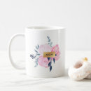 Buscar opaco tazas Floral