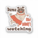 Buscar pug dog pegatinas Puño