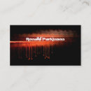 Buscar sangre tarjetas de visita Bloody