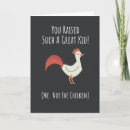 Buscar pollo divertido tarjetas Para ella