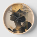 Buscar luna relojes de pared Para ella