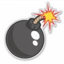Buscar explosivo pegatinas Bomba