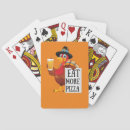 Buscar pizza barajas de cartas Chiste