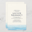 Buscar rayas azules y blancas invitaciones Azul y blanco