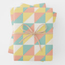 Buscar triángulos papel de regalo Turquesa