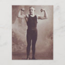 Buscar músculos postales Hombre fuerte