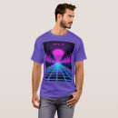 Buscar synthwave camisetas Estética retro
