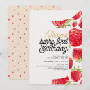 Buscar strawberry invitaciones Dulce de bayeta