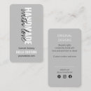 Buscar letras negras tarjetas de visita Jefes