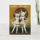 Buscar vintage raton tarjetas Bailando