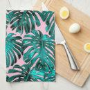 Buscar hojas tropicales verdes paños de cocina Para ella