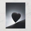 Buscar forma del corazón postales Azul