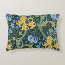 Buscar flores azules grandes cojines Patrón