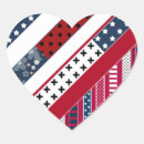 Buscar patrióticas corazon pegatinas Estrellas