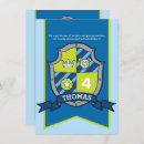 Buscar caballeros medievales invitaciones Chico