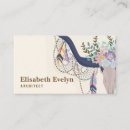 Buscar ornamento floral tarjetas de visita Diseño