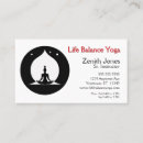 Buscar posiciones tarjetas de visita Profesor de yoga