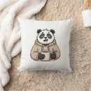 Buscar panda cojines Divertido