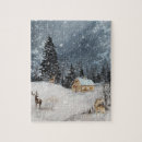 Buscar del paisaje puzzles Cabaña