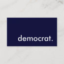 Buscar democrate tarjetas de visita Política