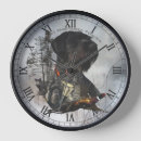 Buscar cazador relojes de pared Perro