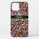Buscar leopardo rosado iphone fundas Huella animal