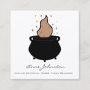 Buscar caldera tarjetas de visita Bruja