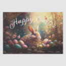 Buscar huevos pascua de papel de seda Flores
