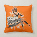 Buscar jugadores de básquet cojines Naranja