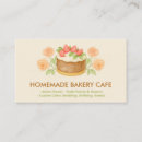 Buscar cake bakery tarjetas de visita Panadero