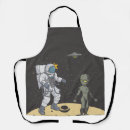Buscar extraterrestre delantales Divertido