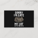 Buscar gatos divertidos tarjetas de visita Gatito