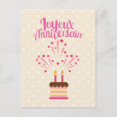 Buscar anniversaire tarjetas Francia