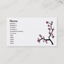 Buscar sakura tarjetas de visita Floral