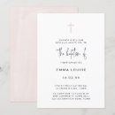 Buscar invitaciones para bautizos Minimalista