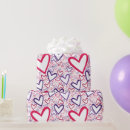 Buscar corazones rojos papel de regalo Amor
