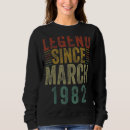 Buscar 1982 sudaderas Legendario