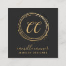 Buscar joyas tarjetas de visita Monograma