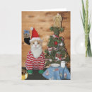 Buscar chistosa tarjetas de navidad Gatito