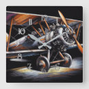 Buscar aeroplano relojes de pared Avión