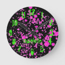 Buscar zombies relojes de pared Verde