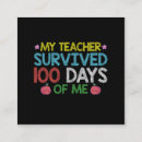 Buscar profesores tarjetas de visita Profesora