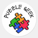 Buscar rompecabezas pegatinas Geek