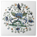 Buscar flores pintadas azulejos Vintage