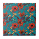 Buscar flores grandes azulejos Elegante